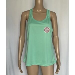 GALAXY BY HARVIC Racerback Top Women's Green Medium  Pullover Active